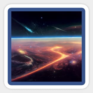 Interplanetary Spaceport Sticker